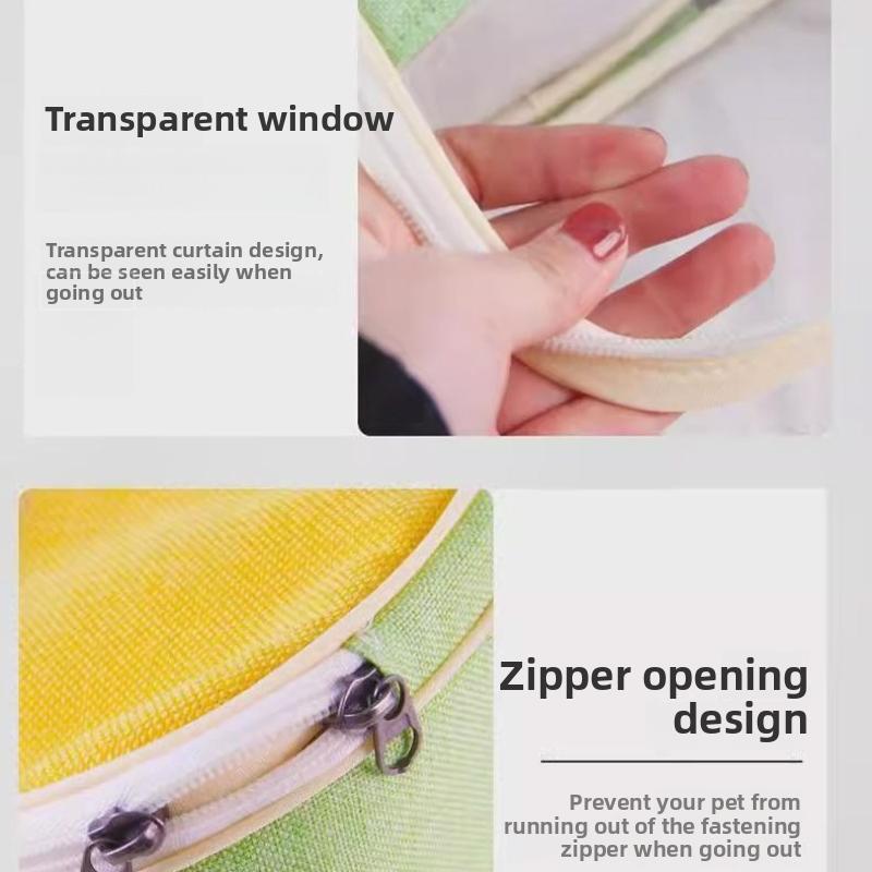 Small Pets Crossbody Traveling Bag Portable Foldable Cute Breathable Handbag Pets Bird Hamster Going Out Products Accessories