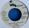 7inch Record LEROY SMART  Make This Love Be True NONE WKS Records Jamaica Reggae Ska  Dub Used