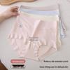 Plus Size Antibacterial Lyocell High-Waisted Seamless Tummy Control Silk Panties