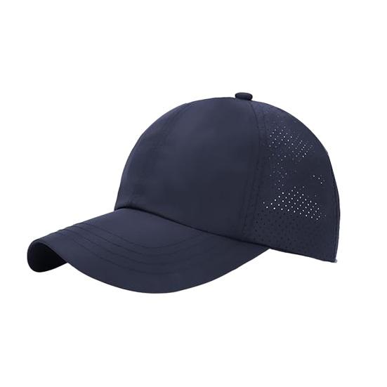 Women Baseball Cap, Adjustable Elastic Straps Quick-Drying Sun Hat, Criss-Cross Ponytail Design Baseball Hat for Running Yoga Hiking
