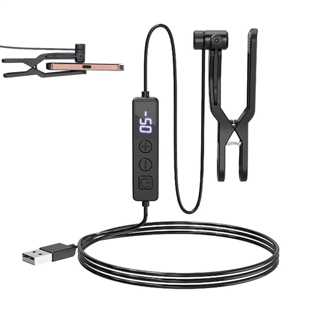 Automatic Phone Screen Clicker Auto Screen Clicker Adjustable Speeds Digital Display Tapping Device Physical Tapper for Tasks