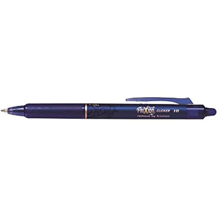 Pilot CF12SFERA FRIXION CLICKER BLU P.1 Stylo-bille gel à pointe rétractable, Bleu, Plastique, Fort, Caoutchouc