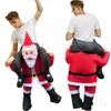 Aufblasbares Kostüm Weihnachten Weihnachtsmann Outfit für Erwachsene Perfekt für Cosplay-Events
