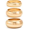 IngeSight.Z 3 Styles Punk Gold Color Smooth Wide Bangle Women Creative Hyperbole Round Geometric Bracelet Steampunk Jewelry Gift