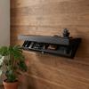 Solid Color Wooden Magic Flap Shelf Decorative Space Saving Hidden Shelves Wall Mounted with Secret Compartment