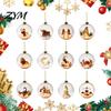 Christmas Gift Ideas for Family Zodiac Ornament, Twelve Sign Hanging Decoration, 2D Acrylic Animal Ornaments Horoscope Pendant Xmas Tree, Holiday Home