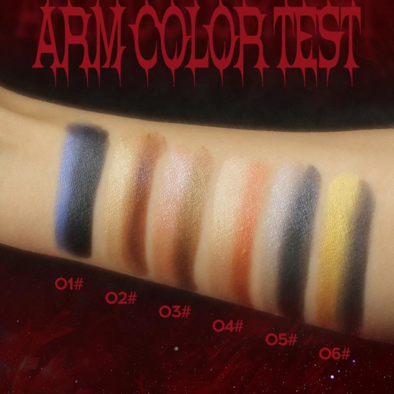 Two-tone Eyeshadow Waterproof Eyeshadow Stick for Lips and Eyes Halloween Eyeshadow