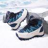 Crianças botas de neve quente crianças inverno sapatos de algodão antiderrapante neve ao ar livre quente botas de pelúcia alta superior quente calçado peludo à prova dwaterproof água tênis quentes