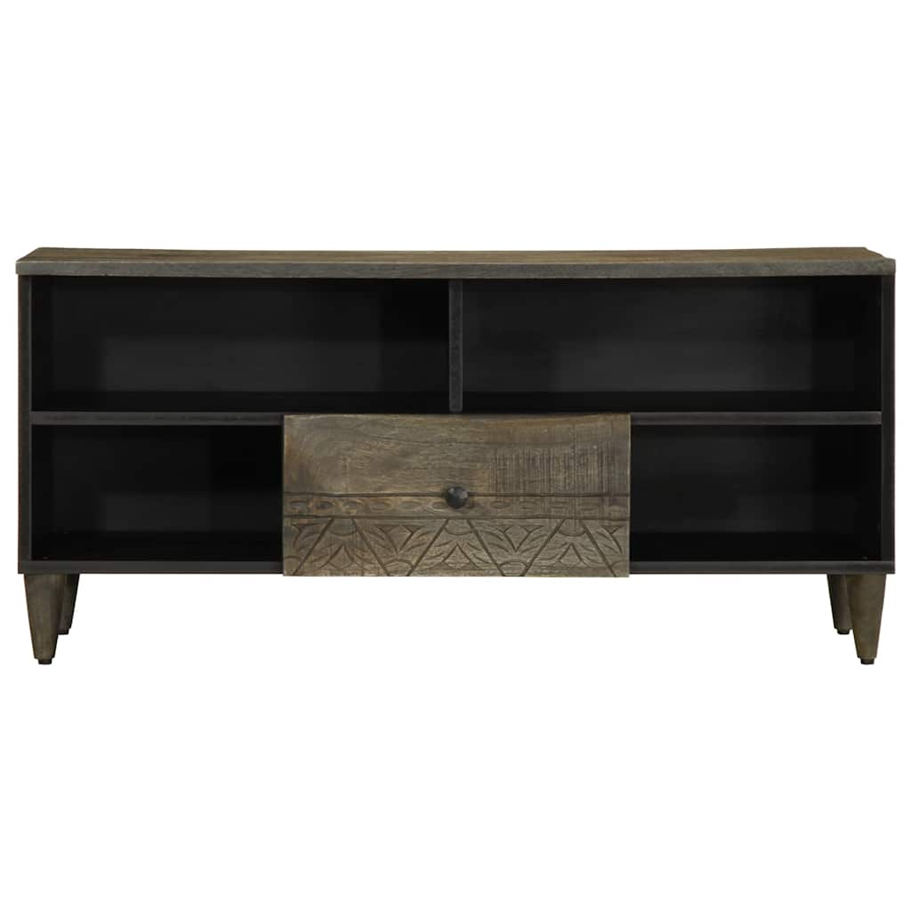 TV Stand 100x33x46 Cm Solid Mango Wood