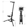 Adjustable Black Folding Bracket Electric Blowpipe Stand Compact and Durable