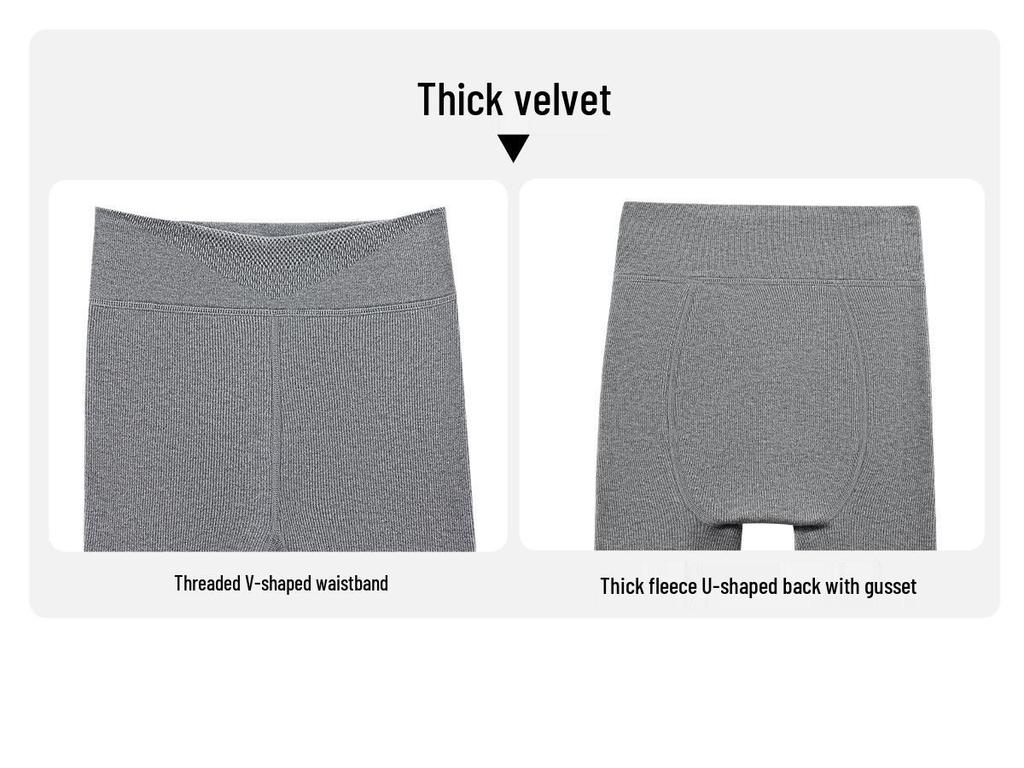 Ciorapi de damă extra lungi din pluș - Modelator, micro presiune și fără lăsare în zona inghinală pentru toamnă/iarnă