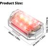 2 Pack Drone Strobe Light with 1 Pack Remote Control for DJI Avata 2/Mini 2 SE/Mini 3/Mini 4 Pro/Air 3S/Air 3/Mavic 2/2S/Mavic 3 Pro/Phantom 3 4/4