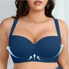 European and American Style Seamless Memory Wire Plus Size Bra Thin Adjustable Push-up Bra