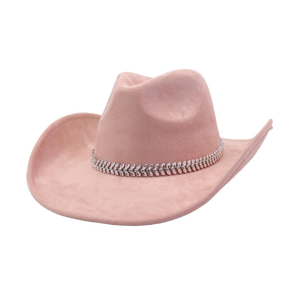Vegan Suede Hat fishbone shape 9.5cm Wide Brim Fedora Hat Men's and Women's Autumn and Winter Felt Jazz Hat Classic Church Hat