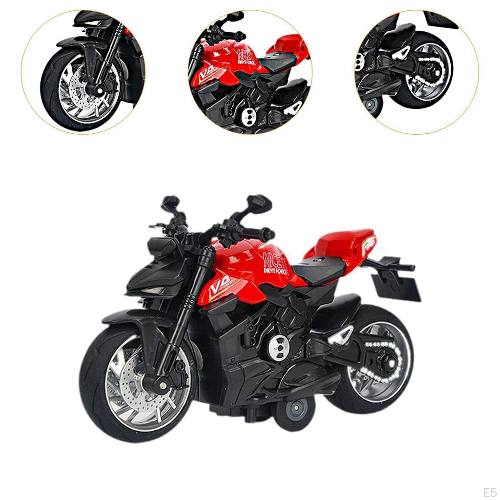 Motorcycle Model Motorbike ,Pull Back Toy ,Simulation for Sons Children