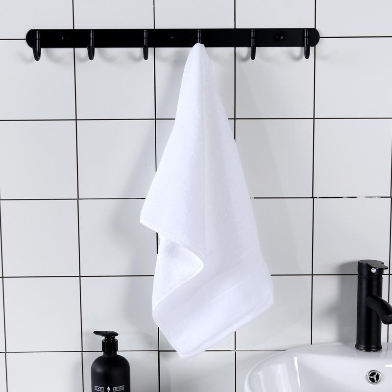 

color broken file adult enlarged thickened water-absorbing large square towel couple face towel hot-selling pure cotton 34*34 thickened square towel белый