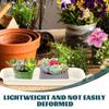 3Pcs Professional Flowerpot Water Trays Sturdy Plastic Gardening Flowerpot Bottom Trays Anti-Leakage Plant Pot Water Plates