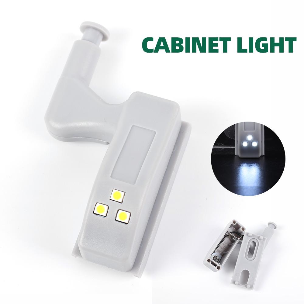 10/1Pcs Universal LED Inner Hinge Lamp Under Cabinet Light Wardrobe Cupboard Sensor Lights For Bedroom Kitchen Closet Night Lamp