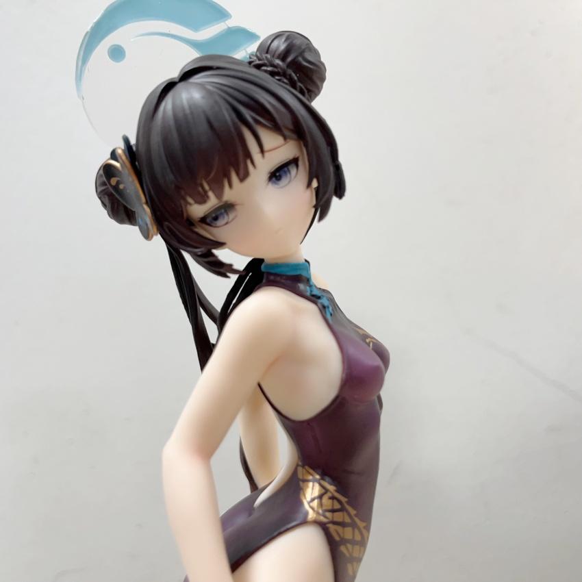 20CM Kneeling Blue Archive Ryuge Kisaki Hermit Girl Figure Hard PVC Anime Action Toy Adults Collection Model Doll Gift