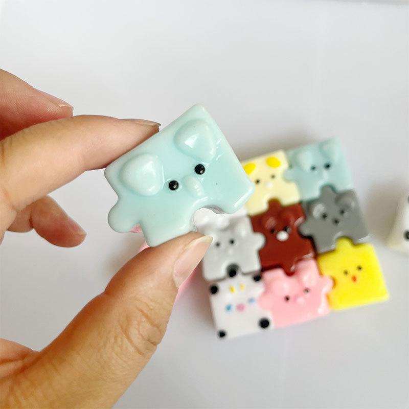 Cartoon Animal Jigsaw Puzzle Pinch Music Slow Rebound Decompression Children'S Toy Super Soft Mud