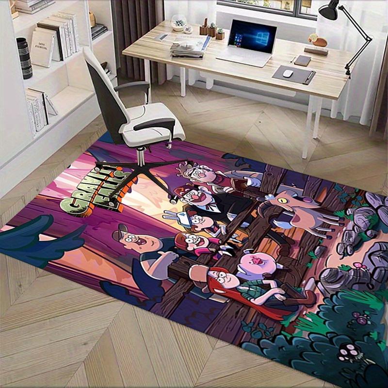 3D Printed Gravity Falls,Mystery,Adventure Anti-Slip Rug - Machine Washable Office Rug for Living Room, Bedroom, Office - Multiple Sizes
