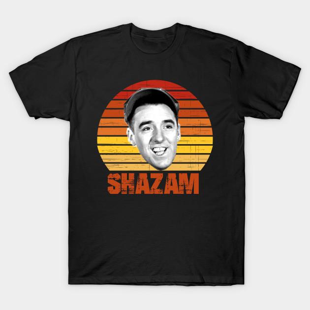 Men Black Print T-shirt Gomer-Pyle No-Cut Transfer Paper Print Cotton Tshirt S