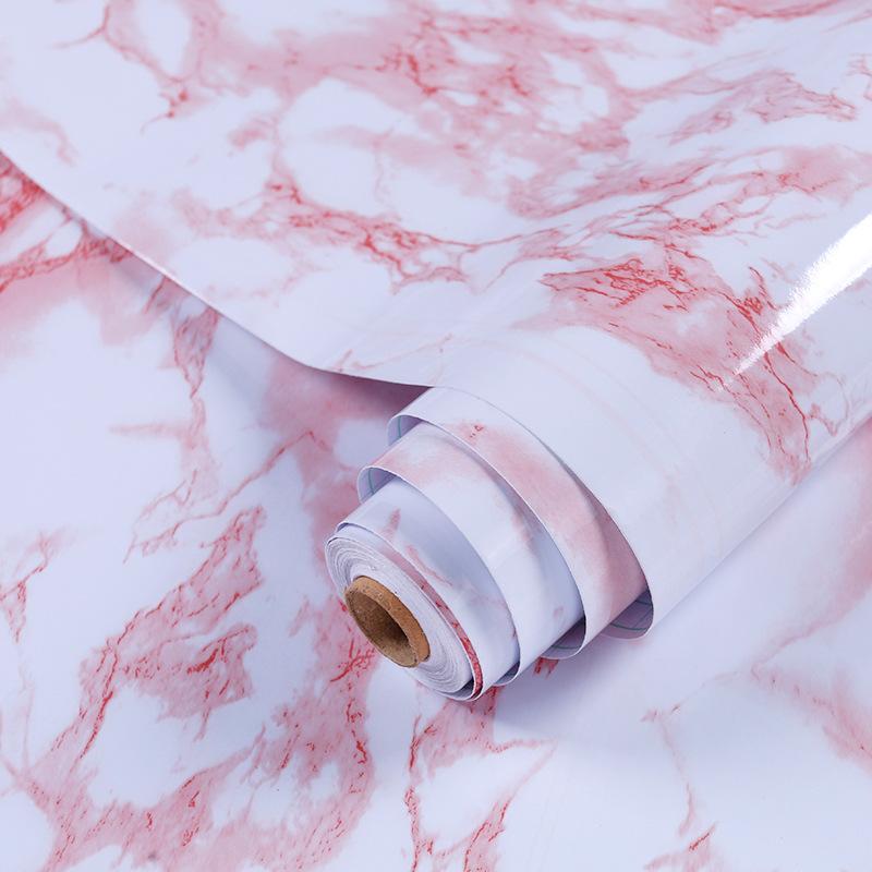 

60*100CM Потовщені мармурові шпалери Самоклеючі шпалери Водонепроникні кухонні шафи Наклейки для ремонту масляної плити 60*100CM