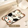 Cute cartoon special-shaped animal diatom mud bathroom absorbent floor mat household bathroom door non-slip foot mat carpet