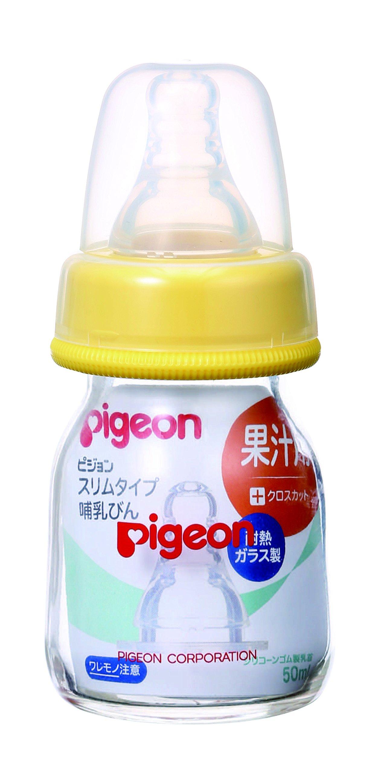 

Pigeon Slim 50ml Heat-Resistant Glass Baby Bottle for Fruit Juice