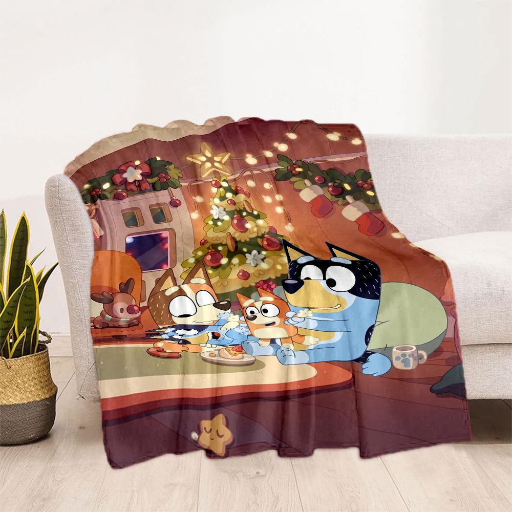 Bluey Bingo's Adventure Blanket Comfortable Great for Office Bedding Livingroom for All Occasions Stylish Decor Ideal Gift For Birthday Valentine'S Da