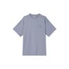 T Shirts Unisex Blue Crew Neck Moderate Straight Fit 10025397-A15