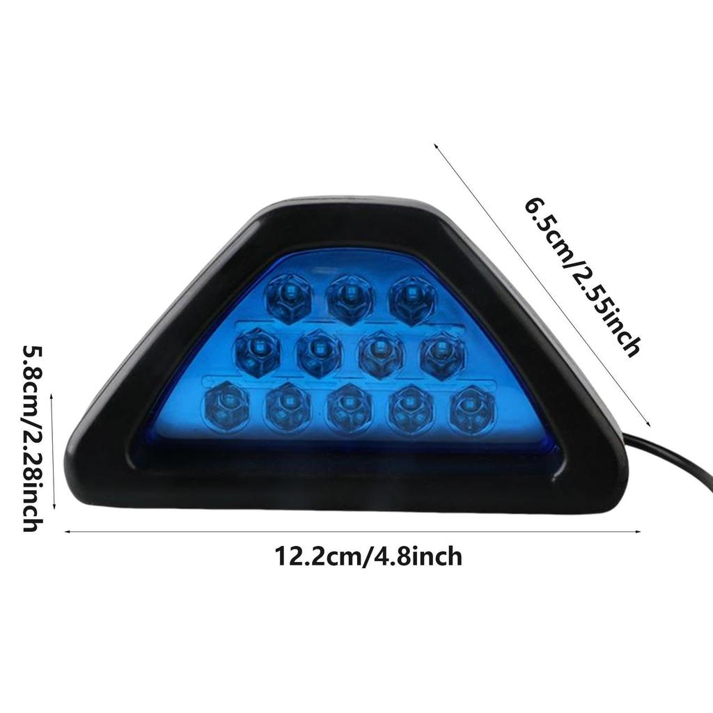 Triangle Brake Light,Fog Lights Warning Lights Brake Stop Lights - LED Car Motorcycle