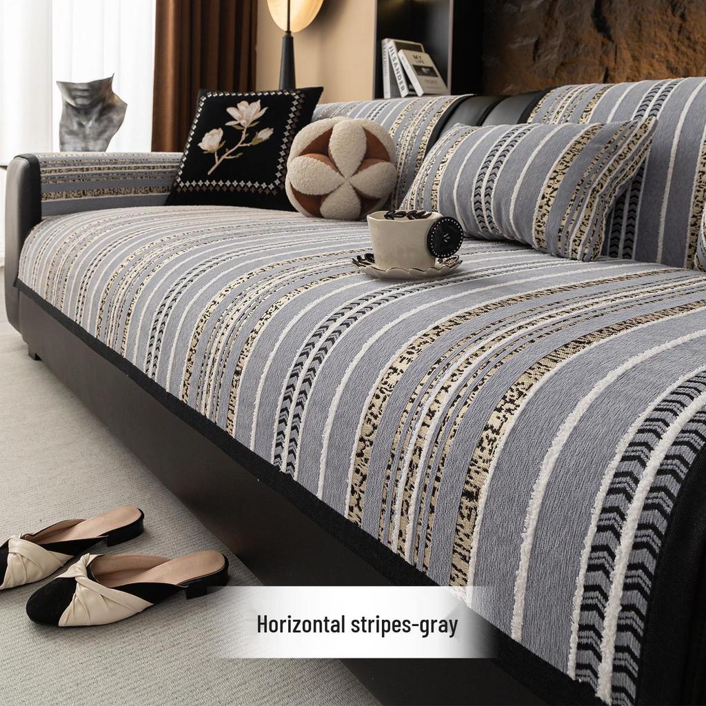 Transborder High-End Non-Slip Leather Sofa Cushion Cover for All Seasons 2026