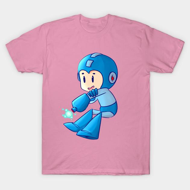 T Shirt Women Megaman Harajuku Print Kawaii Tshirt Summer Short Sleeve Female T-Shirt Top Tee