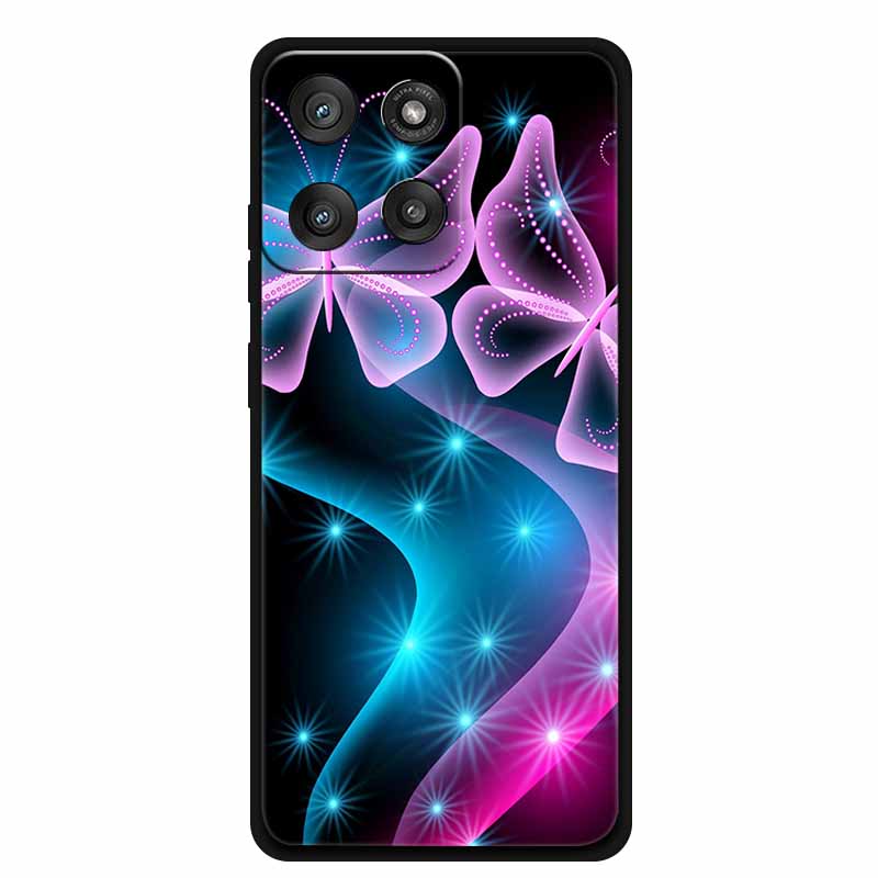 For Motorola Edge 60 Stylus Case Marble Painted Silicone Back Cover Case for Edge 60 Stylus Case Back Coque Edge 60 Stylus Cases