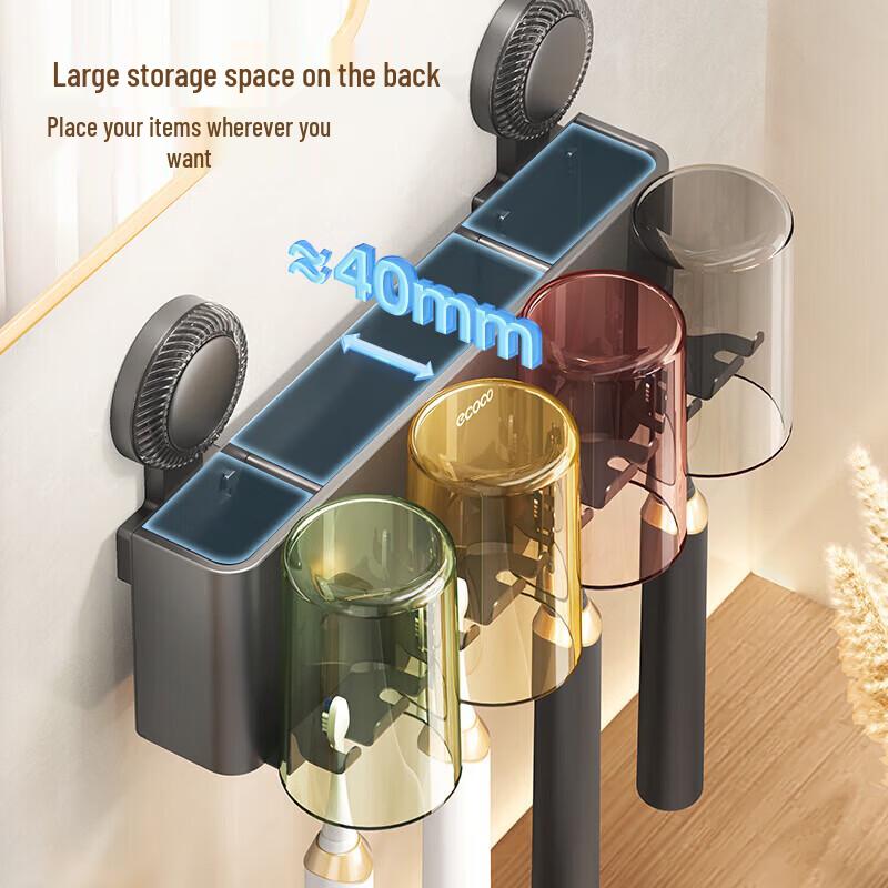 Ecoco Wall-Mounted Toothbrush Holder