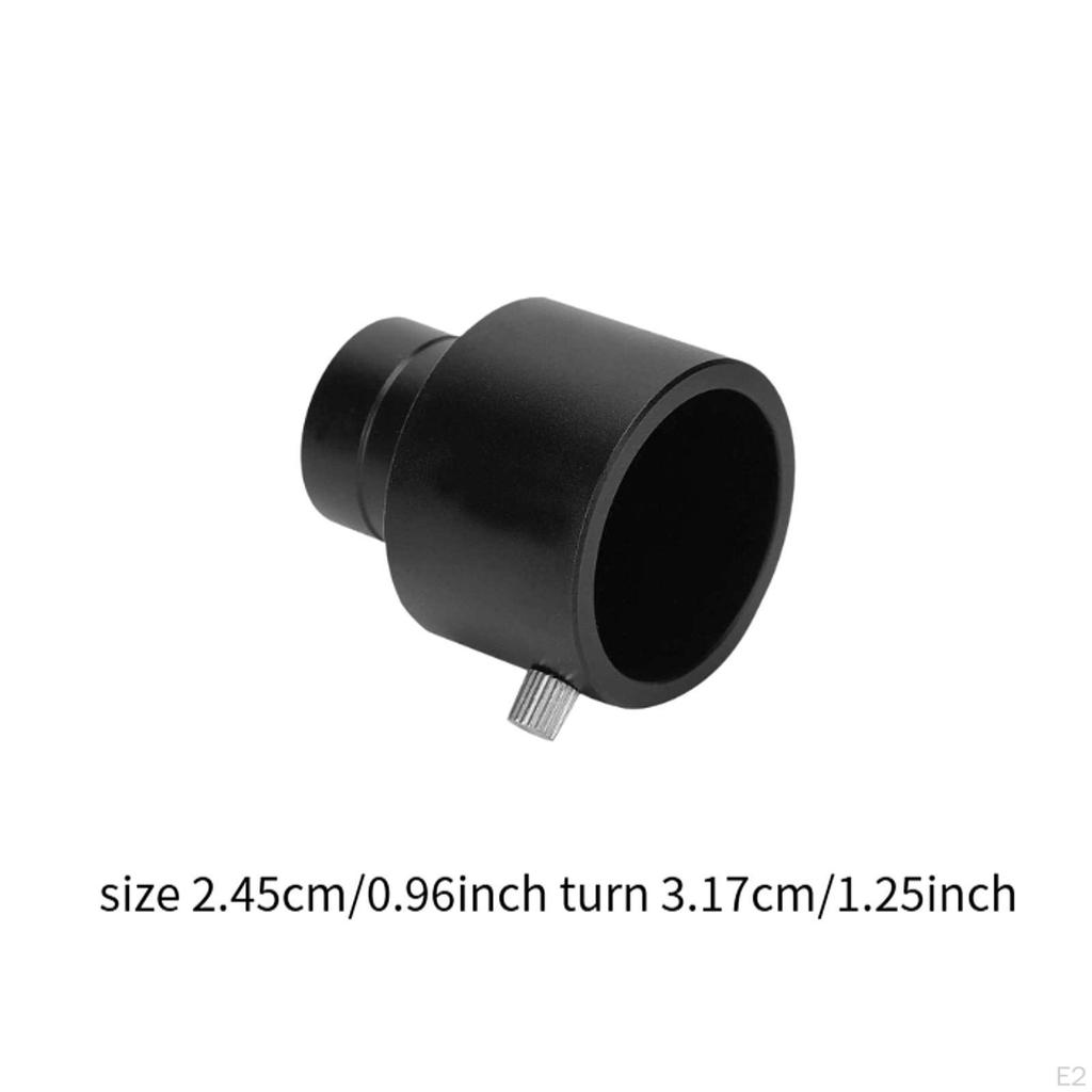0.965 Inch Convert To 1.25 Telescope Eyepiece Adapter Metal Structure Easy Install