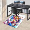 1pc Anime Mega Man Chair Mat - Office Desk Pad with Cartoon Design, Non-Slip Carpet for Home Decor, Suitable for All Seasons, Perfect Gift Idea.Y025