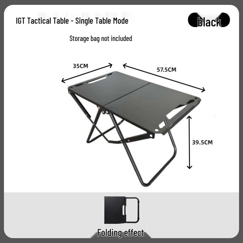 IGT Outdoor Multifunctional Tactical Folding Table for Camping