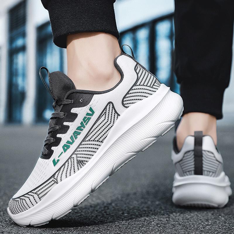 

Men s sports shoes fly-woven mesh casual fashion trend running tide shoes couple large size outdoor climbing tide shoes 36