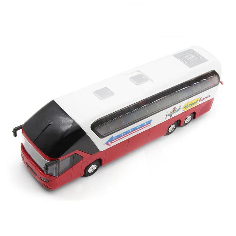 Jouet Bus Électrique 1:32 Modèle en Alliage à Impériale avec Lumière Musique pour Enfants Cadeau Or