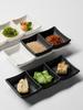 Japanese Style Ceramic 3-Compartment Dipping Dish