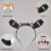 Gravity sensing cat ear headband charging touch movable fox ears can replace electric folding ear animal ear headband