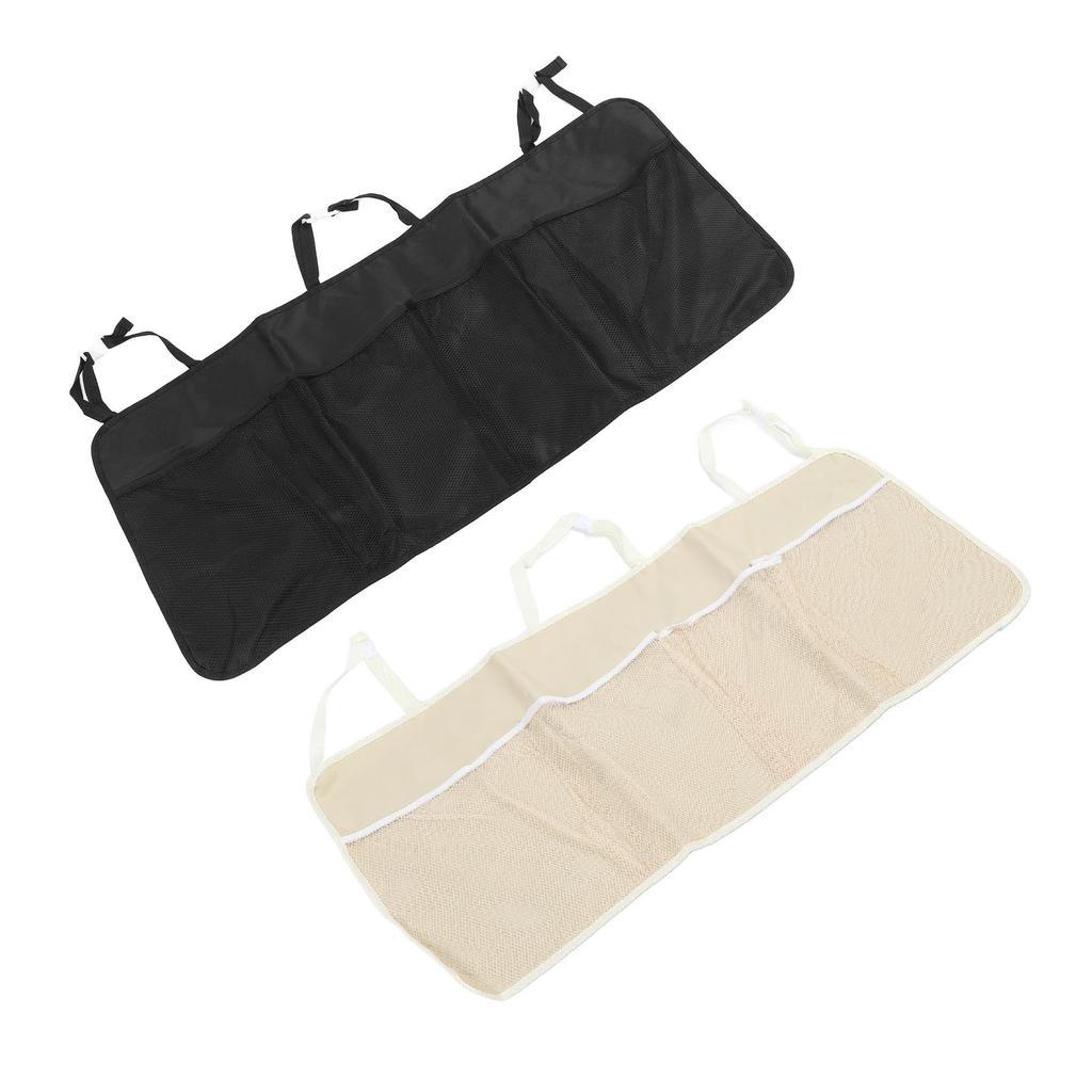 Car Chair Storage Bag SUV Backseat Trunk Organizer Large Capacity Oxford Cloth Hanging Mesh Pouch