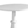 Metal Cake Stand European Style Anti Slip Round Cake Stand for Weddings Parties Anniversaries Medium White
