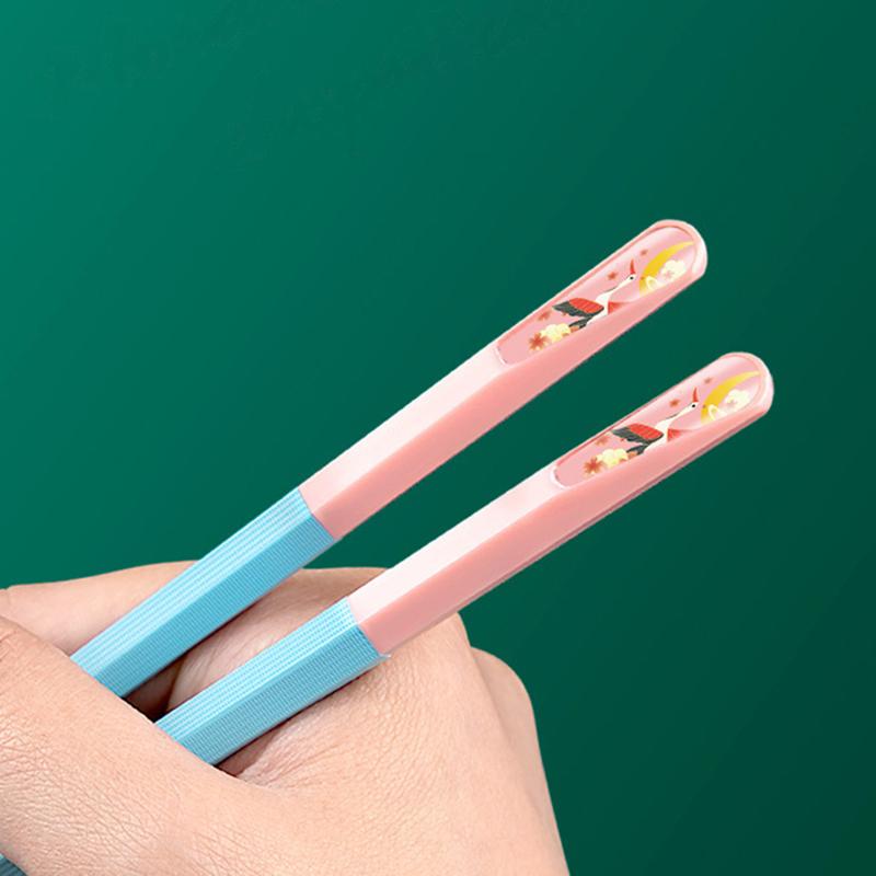 5Pairs Reusable Five-Color Dining Chopsticks Sushi Food Multi Color Chop Sticks Household Tableware Utensils