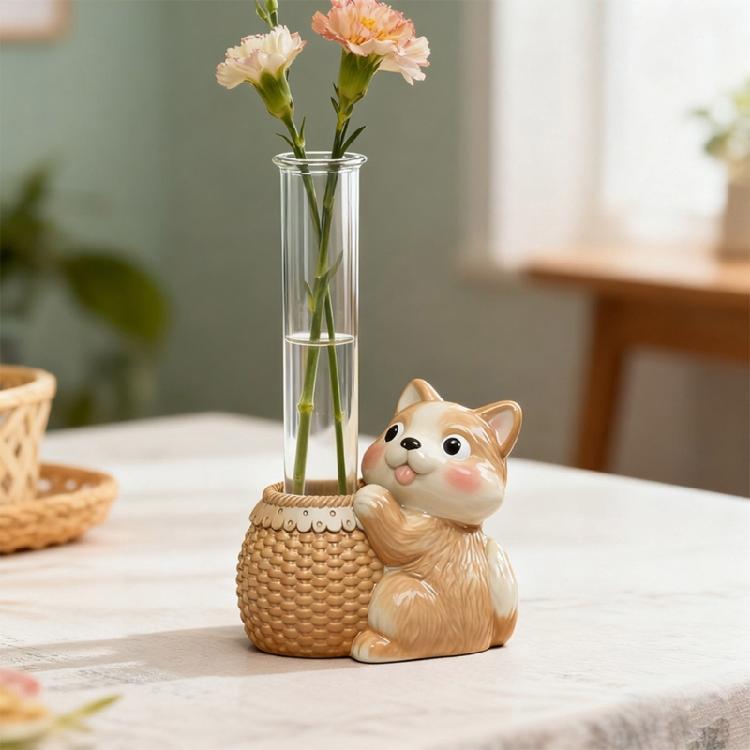 Creative Reusable Silicone Test Tube Vase Mold For Stylish Desktop Decoration Plant Containers And Artistic Ornament