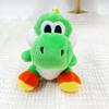 24pcs/lot Cute 12cm cartoon Anime Game Yoshi Plush Toys Dolls Keychain Kids Gifts