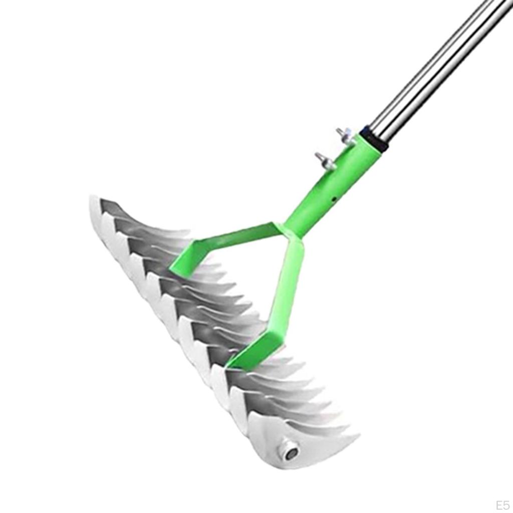 Straw Rake, Grass And Leaves Hand Tool, Garden Weeding, Adjustable Agriculture, Home