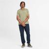 Timberland Einfarbiges lässiges gerades Poloshirt Herren Tops Grün A5SE2-590